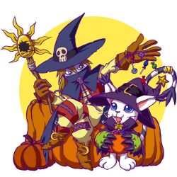 Rule 34 | digimon, digimon adventure, halloween, tailmon, wizarmon