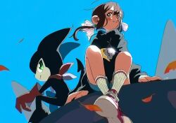 Rule 34 | ai (digimon), digimon, digimon (creature), digimon tamers, digivice, green eyes, impmon, scarf