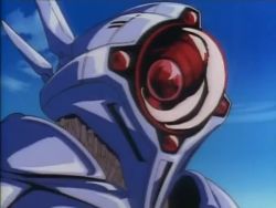 1990s_(style) 1boy android animated armor b&#039;t-x b&#039;t-x_(character) bodysuit destruction epic explosion fighting flying mecha multiple_others pegasus punching retro_artstyle robot running shonen short_hair takamiya_teppei video