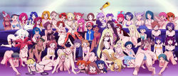 1boy 6+girls ash_ketchum ass professor_juniper bianca_(pokemon) bianca_(pokemon_heroes) bikini black_hair blonde_hair blue_hair bonnie_(pokemon) bra breasts brown_hair cameltoe candice_(pokemon) clair_(pokemon) cleavage collar dawn_(pokemon) delia_ketchum elesa_(pokemon) flannery_(pokemon) gardenia_(pokemon) glasses grace_(pokemon) green_hair harem hat highres iris_(pokemon) johanna_(pokemon) korrina_(pokemon) lana_(pokemon) large_breasts lillie_(pokemon) long_hair lusamine_(pokemon) mallow_(pokemon) may_(pokemon) medium_breasts melody_(pokemon) misty_(pokemon) mother_(pokemon) mother_and_son multiple_girls nintendo nude orange_hair panties professor_ivy pink_hair pokemon pokemon_(anime) pokemon_(classic_anime) pokemon_heroes:_latios_&amp;_latias purple_hair red_hair roxie_(pokemon) serena_(pokemon) sex_toy shauna_(pokemon) short_hair side_ponytail skyla_(pokemon) small_breasts sunglasses sunglasses_on_head swimsuit tagme tongue tongue_out top-down_bottom-up twintails underwear very_long_hair vibrator vibrator_cord viola_(pokemon) whitney_(pokemon) yxyyxy