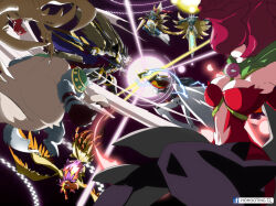 alphamon_ouryuken digimon digimon_adventure_tri. heraklekabuterimon highres hououmon lipstick makeup ofanimon omegamon rosemon seraphimon tagme vikemon