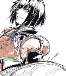 1boy grimms_notes kintarou_(grimms_notes) kintarou_(original)_(grimms_notes) male_focus nikosuke signature sketch solo