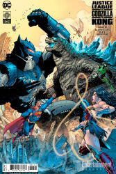 abs alex_sinclair alien armor armored_skirt batman batman_(series) blue_eyes bodysuit building cape christian_duce city claws crossover day dc_comics destruction dinosaur giant giant_monster gills glowing glowing_eyes glowing_spikes glowing_weapon godzilla godzilla_(series) godzilla_vs._kong green_lantern green_lantern_(series) hawkgirl highres jim_lee justice_league kaiju king_kong_(series) legendary_pictures mace mecha monster monsterverse multiple_crossover muscular muscular_male no_pupils official_art open_mouth pectorals roaring robot scott_williams sea_monster sharp_teeth size_difference skirt sky smoke spikes superhero_costume superman superman_(series) teeth toho tongue weapon wonder_woman wonder_woman_(series)
