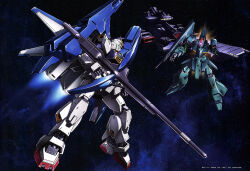 Rule 34 | absurdres, aeug, amputee, arm cannon, armless amputee, artist request, beam cannon, cable, damaged, dual arm cannons, gaplant, glowing, glowing eye, glowing eyes, green eyes, gundam, gundam mk ii, gundam perfect file, highres, machinery, mecha, mecha focus, mobile suit, nebula, no humans, official art, one-eyed, red eyes, robot, scan, science fiction, severed arm, severed limb, shield, space, spacecraft, star (sky), super gundam, thrusters, titans (gundam), traditional media, translation request, v-fin, weapon, window, zeta gundam