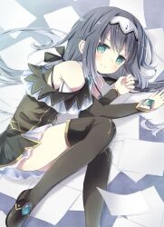 absurdres black_boots black_hair black_thighhighs boots breasts date_a_live full_body highres huge_filesize lace-up_boots long_hair looking_at_viewer nibelcole small_breasts smile thigh_boots thighhighs transparent_background tsunako twintails v zettai_ryouiki
