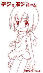 1girl digimon digimon_adventure loli simple_background solo white_background yagami_hikari