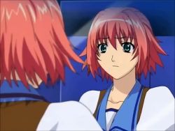 animated anus ass blue_bra blue_panties blush body_transfer bra breasts breasts_squeezed_together clitoris cum cum_on_body cum_on_fingers drooling female_ejaculation female_masturbation female_orgasm fingering green_eyes kurahashi_yoshimi lowres masturbation mirror nikutai_ten&#039;i nipples orgasm panties panties_around_leg peeing pubic_hair pussy pussy_juice red_hair public_restroom school_uniform skirt toilet toilet_paper toilet_seat toilet_stall toilet_use uncensored underwear video wiping