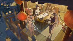 Rule 34 | absurdres, alternate costume, architecture, black hair, black ribbon, blonde hair, blue eyes, blue hairband, blue scrunchie, breasts, brown hair, calligraphy, calligraphy brush, chair, china dress, chinese clothes, chinese new year, chopsticks, cleavage, closed eyes, commentary request, daiyan (girls&#039; frontline 2), dress, dumpling, dutch angle, east asian architecture, fireworks, flower, food, from above, girls&#039; frontline, girls&#039; frontline 2: exilium, green eyes, hair bun, hair flower, hair ornament, hair ribbon, hair scrunchie, hairband, half updo, halter dress, halterneck, highres, jiangyu (girls&#039; frontline 2), jiaozi, kanzashi, lantern, large breasts, long hair, medium breasts, medium hair, paintbrush, paper lantern, ribbon, scrunchie, single side bun, sitting, sparkle, springfield (girls&#039; frontline), standing, sunj000, suomi (girls&#039; frontline), suomi (girls&#039; frontline 2), table, teapot, thigh strap, tray, twintails, type 95 (girls&#039; frontline), type 97 (girls&#039; frontline), very long hair