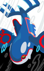 Rule 34 | absurdres, air bubble, black sclera, bubble, colored sclera, commentary request, gen 3 pokemon, highres, ichirugi, kyogre, legendary pokemon, looking up, nintendo, no humans, pokemon, pokemon (creature), pokemon focus, solo, yellow eyes