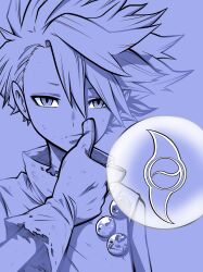 Rule 34 | 1boy, crests (digimon), digimon, digimon (creature), digimon adventure, gabumon, highres, horns, ishida yamato, male focus, naoki akamine, punimon, solo, tunomon