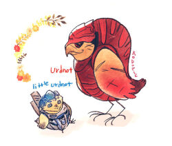 agatemano bird flower grunt_(mass_effect) mass_effect_(series) tumblr urdnot_wrex white_background