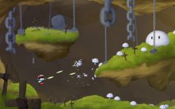 Rule 34 | 1boy, bullet, cave, chain, chibi, doukutsu monogatari, firing, grass, graveyard, gun, hat, highres, male focus, md5 mismatch, mushroom, orioto, quote (doukutsu monogatari), resized, resolution mismatch, solo, source smaller, tombstone, upscaled, weapon