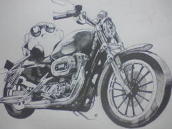 bad_id enticer goggles greyscale kirby kirby_(series) koki_(ryoushikiha) monochrome motor_vehicle motorcycle nintendo solo vehicle yamaha