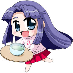 Rule 34 | 00s, achakura, asakura ryoko, blue hair, chibi, kono, long hair, lowres, skirt, suzumiya haruhi-chan no yuuutsu, suzumiya haruhi no yuuutsu