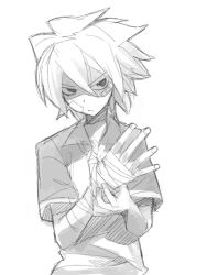 inazuma_eleven inazuma_eleven_(series) injury mudomudo simple_background tagme yamino_kageto
