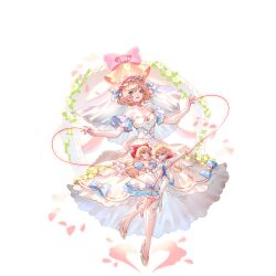 1girl :d alice_margatroid bare_shoulders bell blonde_hair blue_bow blue_eyes blue_vest bow breasts cleavage collarbone collared_shirt commentary_request detached_sleeves doll_joints dress dress_bow flower formal_clothes frilled_hairband frills full_body game_cg hairband high_heels highres jacket joints looking_at_viewer medium_breasts official_art open_mouth outstretched_arms pants petals red_hairband rose shanghai_doll shirt shoes simple_background smile solo standing standing_on_one_leg strapless strapless_dress string suit third-party_source touhou touhou_gensou_eclipse transparent_background u_u_zan vest waistcoat white_dress white_jacket white_pants white_shirt white_shoes white_suit yellow_flower yellow_rose