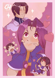 2boys 2girls asamiya_athena charlyarts heart kusanagi_kyou multiple_boys multiple_girls psycho_soldier ryuuko_no_ken sie_kensou snk the_king_of_fighters the_king_of_fighters_2002 yuri_sakazaki