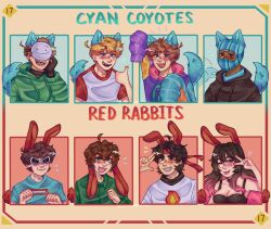 1girl 6+boys :3 :d ^^^ adapted_costume ahoge animal_ears aqua_shirt arm_up balaclava beard_stubble black_choker black_dress black_gloves black_hoodie blonde_hair blue_eyes blush border breasts brown_eyes brown_hair choker cleavage collared_shirt commentary curly_hair cyan_coyotes_(mc_championship) dark-skinned_male dark_skin drawstring dream_(youtuber) dress dropsbyponk english_commentary english_text esports extra_ears facial_hair fangs fire georgenotfound gloves gradient_hair green_hoodie green_shirt hand_on_own_face hand_up hands_up happy headband hood hood_down hoodie indie_virtual_youtuber juliacantdraw karl_jacobs kemonomimi_mode large_breasts light_brown_hair long_hair long_sleeves looking_at_viewer lop_rabbit_ears mask mc_championship minecraft_youtube multicolored_hair multicolored_hoodie multicolored_shirt multiple_boys one_eye_closed open_mouth paw_pose pink_eyes pink_hair rabbit_boy rabbit_ears rabbit_girl rabbit_tail raised_eyebrow red_headband red_rabbits_(mc_championship) red_shirt salute sapnap sharp_teeth shirt short_hair short_sleeves sicle sleeveless sleeveless_dress sleeves_past_fingers sleeves_past_wrists smile smiley_face spiral stubble sunglasses t-shirt tail tail_wagging teeth thumbs_up tommyinnit tongue tongue_out tubbo two-finger_salute two-tone_hair upper_body v v_over_eye very_long_hair vgumiho virtual_youtuber watermark white-framed_eyewear white_mask white_shirt wolf_boy wolf_ears wolf_tail