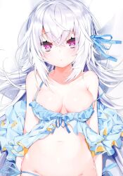 1girl dakimakura_(medium) kamioka_shun&#039;ya lingerie no_bra panties panty_pull shiori_(kamioka_shun&#039;ya) string_panties tagme underwear
