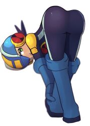 1boy ass bal09853549800 blush bodysuit mega_man_(series) mega_man_battle_network megaman.exe