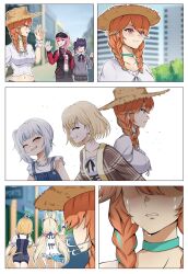 Rule 34 | 6+girls, ahoge, animal ears, aqua choker, baseball cap, blonde hair, blue hair, blue overalls, blunt bangs, braid, casual, cat ears, choker, crop top, crying, dooby (vtuber), dress, eyepatch, fins, fish girl, fish tail, gawr gura, gawr gura (casual), gradient hair, green choker, hat, highres, hololive, hololive english, holomyth, idfasler, indie virtual youtuber, jacket, jerboa tail, lifebuoy hair ornament, long hair, low twintails, mori calliope, mori calliope (streetwear), multicolored hair, multiple girls, navel, ninomae ina&#039;nis, ninomae ina&#039;nis (school uniform), official alternate costume, one side up, open mouth, orange hair, overalls, pink eyes, pink hair, ponytail, purple hair, sameko saba, shark girl, shirt, short hair, sidelocks, smile, straw hat, streaked hair, tail, takanashi kiara, takanashi kiara (casual), tears, teeth, tentacle hair, twin braids, twintails, very long hair, virtual youtuber, voice actor connection, watson amelia, watson amelia (street casual), white dress, white shirt