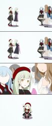 Rule 34 | 6+girls, absurdres, ascot, bang dream!, bang dream! it&#039;s mygo!!!!!, beret, black capelet, black corset, black gloves, black pantyhose, black ribbon, black skirt, blue choker, blue dress, blue hair, brown hair, capelet, choker, corset, dress, dual persona, frilled choker, frills, gloves, green brooch, hair ribbon, hands on own hips, hat, highres, long sleeves, medium hair, mortis (bang dream!), mortis (costume) (bang dream!), mortis (persona) (bang dream!), multiple girls, nagasaki soyo, oblivionis (bang dream!), open mouth, pantyhose, pantyhose under shorts, red capelet, red footwear, red hat, red shorts, ribbon, shiina taki, shorts, showgirl skirt, sidelocks, skirt, socks, sweatdrop, timoris (bang dream!), togawa sakiko, umbrella, unmoving pattern, wakaba mutsumi, wakaba mutsumi (doll), white ascot, white dress, white socks, yahata umiri, yellow eyes, yzj21333