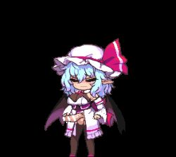 1futa adapted_costume alternate_breast_size animated animated_gif ass bar_censor bat_wings black_shirt black_thighhighs blue_hair blush bottomless breasts censored clenched_teeth closed_eyes cum dress ejaculation erection excessive_cum futanari hair_between_eyes handsfree_ejaculation hat hat_ribbon kneeling large_breasts lowres lying mob_cap namako_daibakuhatsu on_back open_mouth orgasm penis pink_dress pixel_art pointy_ears projectile_cum red_ribbon remilia_scarlet ribbon shirt short_hair solo source_request spontaneous_orgasm standing teeth testicles thick_thighs thighhighs thighs tongue touhou transparent_background trembling vampire wings