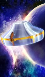 candy_wrapper chocolate chocolate_lady_no_karasawagi commentary fate/grand_order fate_(series) food food_art food_focus lasengle no_humans official_art planet space third-party_source ufo