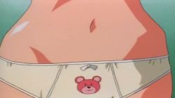 1990s_(style) 2girls animated animated_gif bear bent_over blonde_hair bouncing_breasts bra breasts brown_hair burn-up burn-up_excess cleavage close-up female_focus head_out_of_frame kinezono_rio large_breasts multiple_girls nanvel_candlestick panties purple_bra purple_panties retro_artstyle shirt short_hair underwear underwear_only white_bra white_panties