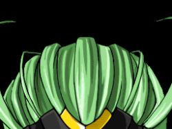 animated animated_gif aschen_brodel ass banpresto breasts cleavage green_hair lowres super_robot_wars super_robot_wars_og_saga_mugen_no_frontier