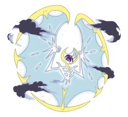 Rule 34 | absurdres, alternate form, animal focus, artist request, closed mouth, cloud, dark clouds, fangs, full body, gen 7 pokemon, glowing, highres, legendary pokemon, lunala, lunala (full moon), nintendo, no humans, official art, pokemon, pokemon (creature), pokemon focus, pokemon sm, skin fangs, solo, third-party source, third eye, transparent background