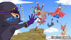 1990s_(style) artist_request final_fantasy final_fantasy_vi interceptor relm_arrowny shadow_(ff6) strago_magus tina_branford