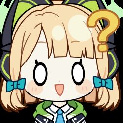 0_0 1girl :d ? animal_ear_headphones animal_ears animated animated_gif aqua_necktie blinking blonde_hair blue_archive blunt_bangs blunt_ends blush_stickers bow cat_ear_headphones cat_ears chibi chibi_only chunye_haruya collared_shirt commission dot_nose fake_animal_ears green_bow green_halo green_jacket hair_bow halo headphones hood hooded_jacket jacket looking_at_viewer low-tied_sidelocks lowres medium_hair midori_(blue_archive) missing_commentary necktie open_clothes open_jacket open_mouth parted_bangs school_uniform second-party_source shirt sidelocks simple_background smile solo transparent_background upper_body white_shirt