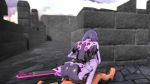 1boy 1girl 3d android animated anus ass back black_sclera bored breasts colored_sclera cyborg erection flim13 girl_on_top hetero huge_ass looking_back mikumikudance_(medium) nude outdoors penis pink_eyes pov purple_hair red_hair red_theme sex short_hair sound spread_legs stealth_sex testicles thighs uncensored vaginal video weapon yukari_eclipse_moon(kuroyu)