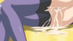 Rule 34 | 00s, 1girl, 2009, animated, animated gif, ass, breasts, brown hair, cleavage, clothes lift, cum, cum in pussy, female focus, glasses, huge ass, indoors, large breasts, long hair, lowres, lying, mature female, mind control, nipples, open clothes, ponytail, pussy, skirt, skirt lift, solo, soukan yuugi 2, souma makoto, souma natsuki, tagme, thighhighs