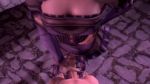 1boy 1girl 3d animated black_hair bouncing_breasts breasts choker cleavage clothed_female_nude_male detached_sleeves drill_hair earrings erection frilled_skirt frills gem gothic_lolita handjob hetero holding hood jewelry jiggle large_breasts lipstick lolita_fashion looking_at_viewer makeup miniskirt namco necklace noname55 nude outdoors pearl_(gemstone) penis pov purple_lips red_eyes rubbing short_hair skirt soul_calibur soulcalibur soulcalibur_v source_filmmaker_(medium) standing uncensored video viola_(soulcalibur) white_hair
