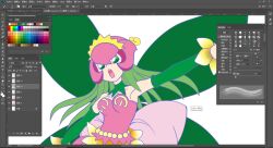 Rule 34 | digimon, digimon (creature), fairy, flower, highres, lilimon, lilimon x-antibody, monster girl, petals, plant, plant girl