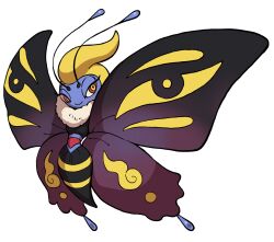 antennae blonde_hair full_body highres looking_at_viewer no_humans official_art saikouchou simple_background solo third-party_source white_background youkai_(youkai_watch) youkai_watch