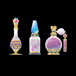 artist_request black_background bottle heart kirby:_planet_robobot kirby:_triple_deluxe kirby_(series) kirby_star_allies nintendo no_humans object_focus official_art perfume_bottle queen_sectonia second-party_source simple_background star_dream void_termina