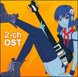 2-ch creepy-tan guitar instrument mascot ru-chans