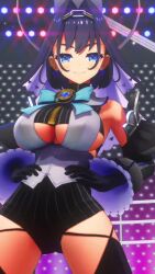 1girl 3d animated breasts dancing hair_intakes large_breasts mithras_custom ouro_kronii ouro_kronii_(1st_costume) tagme video virtual_youtuber