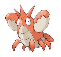 animal_focus closed_mouth corphish full_body gen_3_pokemon highres nintendo no_humans official_art pincers pokemon pokemon_(creature) pokemon_focus pokemon_rse solo sugimori_ken third-party_source transparent_background