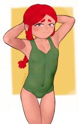 highres jessie_(brawl_stars) non-web_source swimsuit tagme