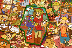 6+boys 6+girls ???_(legend_of_zelda) beedle bell blonde_hair blue_eyes blue_hair blush_stickers brown_eyes brown_hair bug cake candle cawlin christmas christmas_ornaments english_text everyone fi_(zelda) fledge food furono_(fuloru) gaepora gift glasses gully hat heart heart_of_string holding_hands horwell jacqueline_(zelda) karane keet kina_(zelda) knitting kukiel link multiple_boys multiple_girls nintendo owlan pantyhose party_hat peatrice_(zelda) piper_(legend_of_zelda) pipit pointy_ears profile remlit robot scrapper star_(symbol) strich sword tears the_legend_of_zelda the_legend_of_zelda:_skyward_sword weapon whip wreath wryna yarn yarn_ball