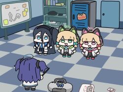 Rule 34 | 1boy, 6+girls, ako (blue archive), ako (blue archive) (cosplay), angry, animated, aris (blue archive), audible music, azusa (blue archive), blue archive, buruaca, car, chibi, cosplay, costume switch, dancing, game development department (blue archive), gun, hanako (blue archive), hifumi (blue archive), hina (blue archive), hina (blue archive) (cosplay), holding, holding phone, koharu (blue archive), midori (blue archive), momoi (blue archive), motor vehicle, multiple girls, music, phone, sensei (blue archive), singing, sound, tagme, taking picture, video, weapon, yuuka (blue archive), yuzu (blue archive)