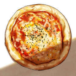 cheese food food_focus highres kaneko_ryou no_humans original pizza still_life