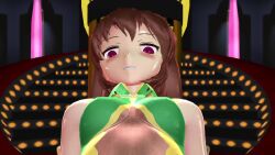 1boy 3d androgynous animated artist_request audible_music blush bodysuit boots brown_hair full_body gloves green_leotard implied_sex leotard long_hair lying mikumikudance_(medium) moaning shiny_clothes shiny_skin solo sound tagme taimanin_(series) taimanin_rpgx trap trembling uehara_shikanosuke very_long_hair video wide_hips