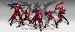 alternate_form armored_gloves dante_(devil_may_cry) demon demon_boy demon_wings devil_may_cry devil_may_cry_(series) devil_may_cry_3 devil_trigger dual_wielding electric_guitar glowing glowing_chest glowing_eyes glowing_wings guitar highres holding instrument multiple_persona nunchaku rebellion_(sword) sword to_hsu transformation weapon wings