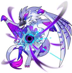 1other dragon dragon_village_(series) dragon_village_collection furry game_cg makara_(dragon_village) official_art third-party_source transparent_background umbrakinesis white_hair yellow_eyes