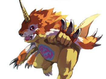 Rule 34 | digimon, digimon (creature), dorulumon, gabumon, garmmy